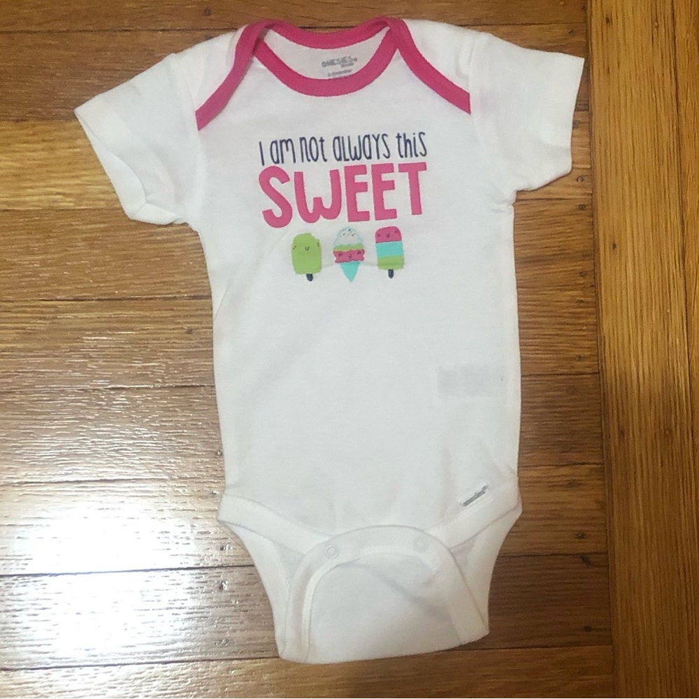 Kids onesie brand shirt size 0-3 NWOT
